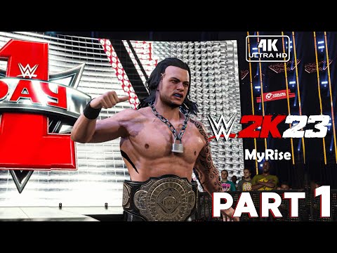 WWE 2K23 MyRise Gameplay Walkthrough Part 1 FULL GAME [4K 60FPS PC] - No Commentary