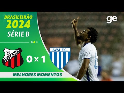 Gols e lances de Ituano x Avaí
