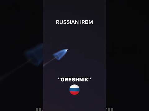 Russian "Oreshnik" flight #military #ukrainewar #icbm #irbm #shorts