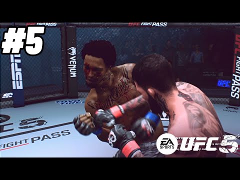 LIL BRONCO GOT KNOCKED OUT! 😭 | UFC 5 Career Mode Ep.5
