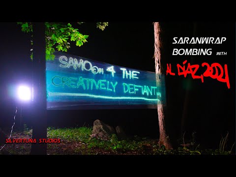 AL DIAZ "SAMO"  l  Saranwrap Bombing in the woods of Chappaqua  l  SEPT 2021