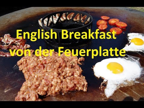 English Breakfast von der Feuerplatte  - die sachsengriller