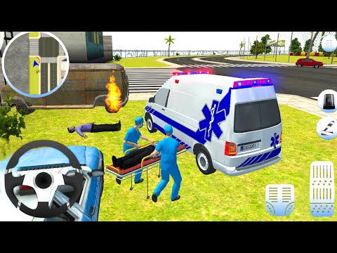 Real Police Ambulance Van Chasing : Offroad Car Driving 2021 - Android Gameplay