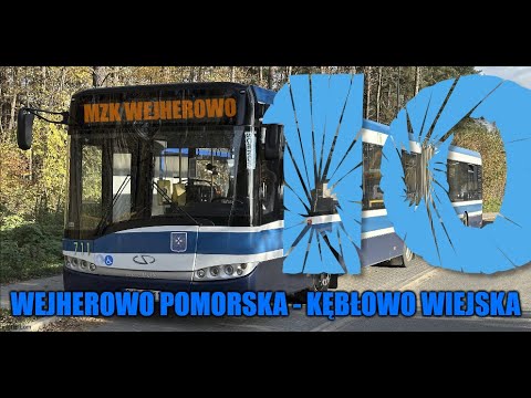 MZK Wejherowo - linia 10: Wejherowo Pomorska - Kębłowo Wiejska // dojazd i Kaszubskie zapowiedzi 4K