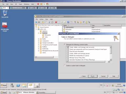 8 Active Directory, Delegate Control, Gpresult ve RSOP, Group Policy Modeling, Group Policy Results