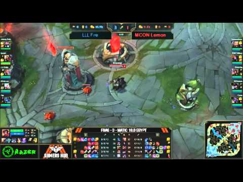 FoM 18.0 - LOL - LLL.Fire vs Mcon Lemon - LB Quarter Final