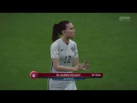Lauren Holiday Goal! (Cheney 12) #USWNT #Fifa16demo