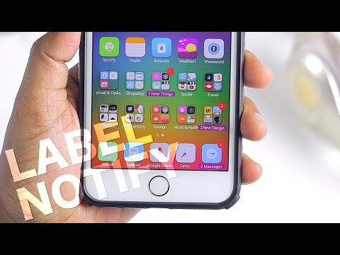 Label Notify - Best iOS 9 Jailbreak Tweaks for iPhone and iPod