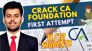 How to crack CA Foundation after class 12th  , Subjectwise strategy , Chartered Accountant, CA Exam