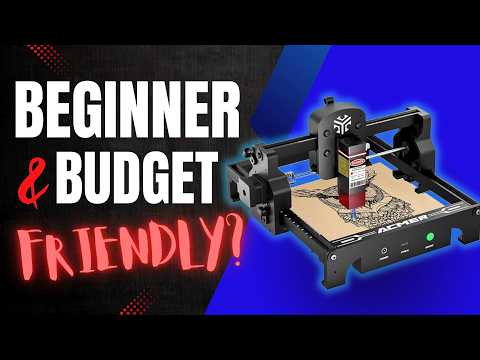 AFFORDABLE ACMER S1 3.5W MINI LASER ENGRAVER | Unbox/Set Up/Material Tests