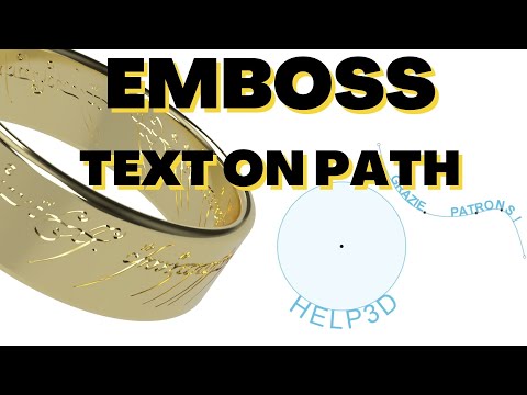 Novità Fusion 360 - Testi 3D e 2D con Emboss e Text on Path