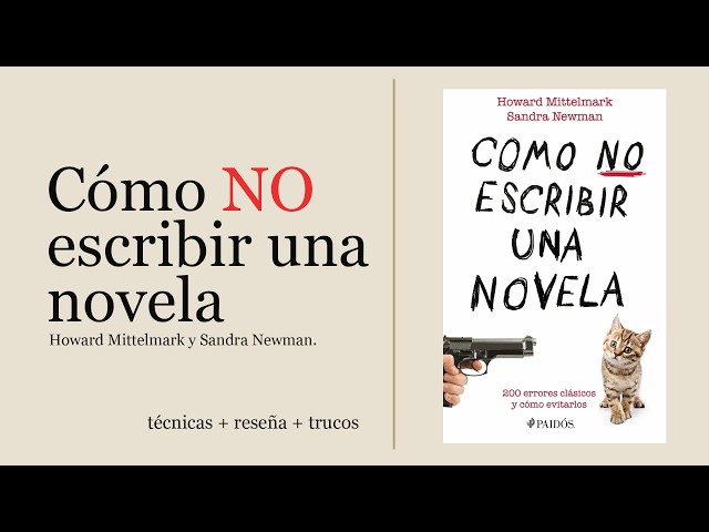Vídeo relacionado con Cómo no escribir una novela (Biblioteca Abierta)