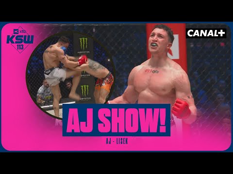 SZYBKI NOKAUT W SZALONEJ WALCE! PRAWDZIWY EXTRA FIGHT! AJ - LISEK, WALKA (XTB KSW 113)