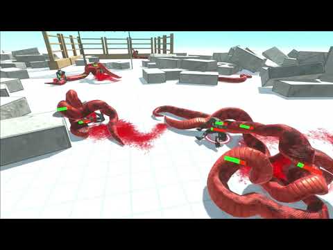 Animal Revolt Battle Simulator 20 Werewolf VS 4 more Units Pt 2