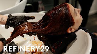I Dyed My Blonde Hair Auburn Red | Hair Me Out | Refinery29
