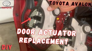 How to easily diagnose & replace 2012 -2024 Toyota & Lexus door actuator