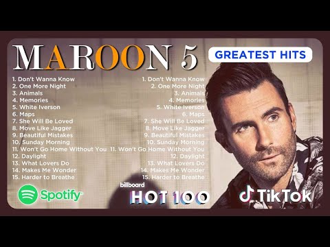 The Best Of Maroon 5- Maroon 5 Greatest Hits Full Album 2024 - Best Songs Collection 2024