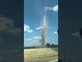 Dust devil in western Oregon