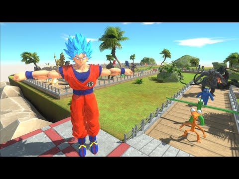 SONGOKU OASIS DESERT ISLAND DEATH RUN - Animal Revolt Battle Simulator