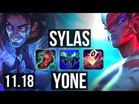 SYLAS vs YONE (MID) | 16/3/13, 900+ games, Legendary, 800K mastery | EUW Diamond | v11.18