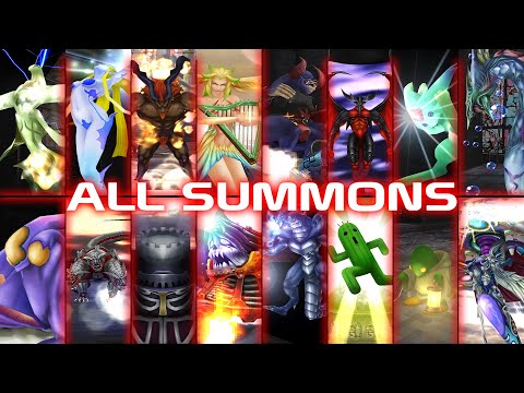 Final Fantasy VIII: Remastered - All GF ( Guardian Forces ) Summons | [PC]