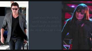 Glee Cast - You can&#39;t stop the beat (lyrics)