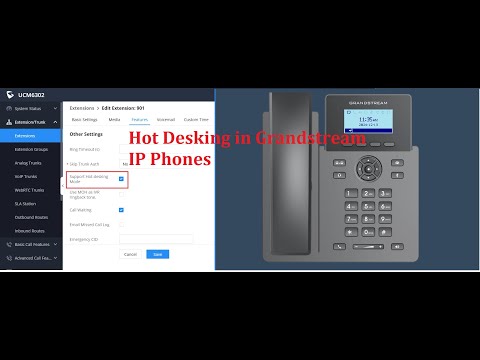 Hot Desking in Grandstream Phones: Dynamic Login & Logout Made Simple
