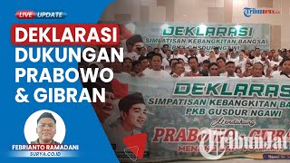 Deklarasi Simpatisan PKB Gus Dur Ngawi Dukung Prabowo-Gibran, Listrik Sempat Padam 2 Kali