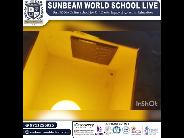 &ldquo;Harnessing Power: Sunbeam World School Student Explores Converting Waste Heat into Electricity&rdquo;