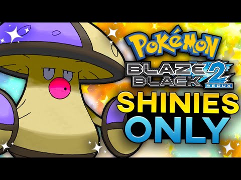 The HARDEST Ds Rom Hack But with Only SHINY Pokemon! (Blaze Black 2 Redux)