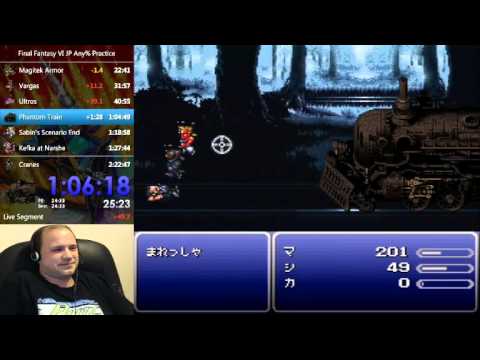 Final Fantasy VI Speedrun Blooper - No getting off this train we're on!