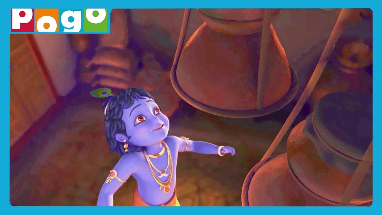 Little Krishna Ka Matki Phod Action! 😋| Full Episode 🤩| Krishna Cartoon | @PogoChannel