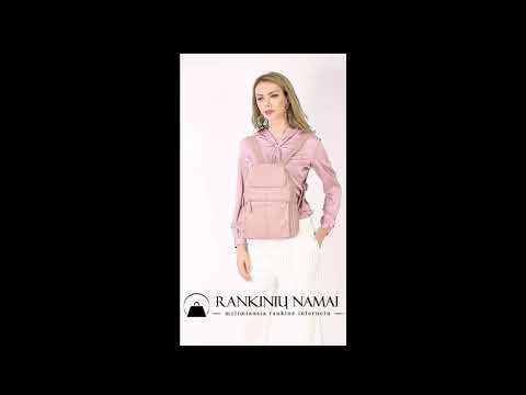 Tamsiai sidabrinė kuprinė Tamsiai sidabrinė kuprinė