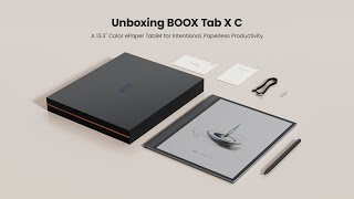 Unboxing máy đọc sách Tab X C