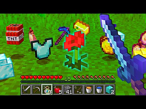 CRAZY Minecraft UHC: OP Items Flower Power!