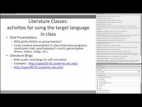 FLAVA Workshop 3: Using the Target Language in Meaningful Contexts- 27 February 2014