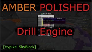 [Hypixel SkyBlock] Forging the Amber Polished Drill Engine!