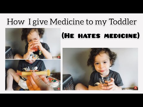 HOW I GIVE MY TODDLER MEDICINE (HE HATES MEDICINE)