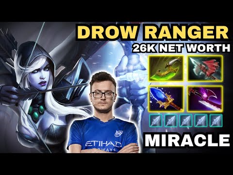 🔥 MIRACLE Drow Ranger Hard CARRY Highlights 🔥 Drow Ranger Gameplay By Miracle - Dota 2