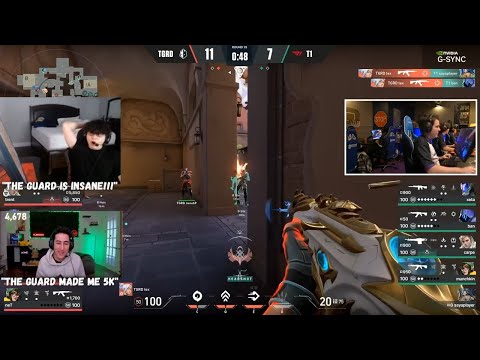 TSM Subroza & FaZe Shanks react to FINAL ROUND of T1 vs The Guard