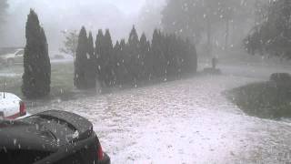 preview picture of video 'HAIL STORM MILLVILLE NJ'