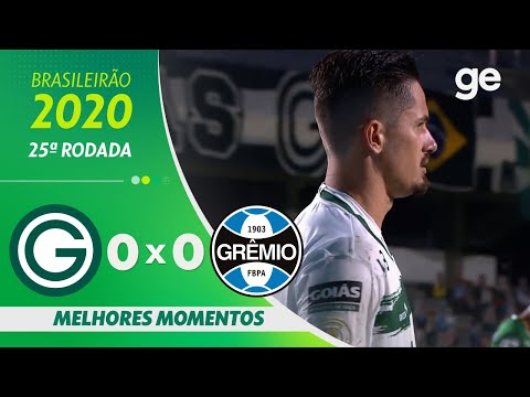 GOIÁS 0 X 0 GRÊMIO | MELHORES MOMENTOS | 25ª RODADA BRASILEIRÃO 2020 | ge.globo