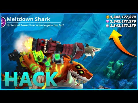 UNLIMITED Gems, Coins & Pearls - Hungry Shark World v4.5.0 LATEST!