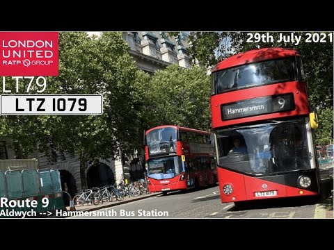RATP London: LT79 on Route 9 to Hammersmith (UK Bus Timelapse #27)