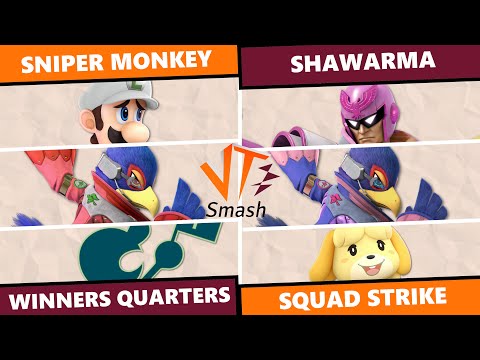 VT Feb Monthly: Winners Quarters - Sniper Monkey Vs Shawarma SSBU Squads