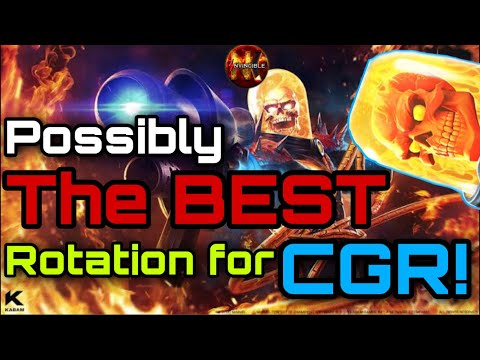 Efficient Rotation of CGR for End Game Content(500k-600k health)! #MCOC(Marvel Contest of Champions)