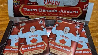 2023 Upper Deck Team Canada Juniors and Women Hobby box number 5 !