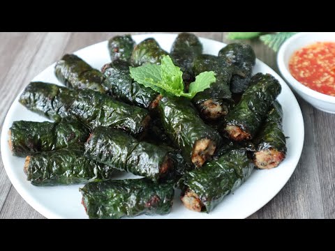 Cách làm Chả Lá Lốt thịt heo thơm ngon khó cưỡng