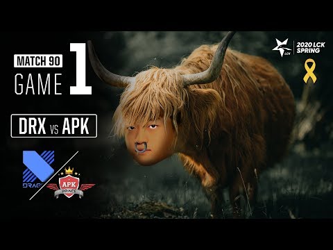 DRX vs APK | Match90 Game1 H/L | 2020 LCK Spring