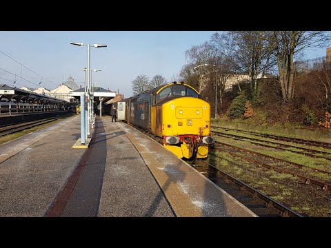 **Class 37s in action at Norwich FEATURING THRASH**